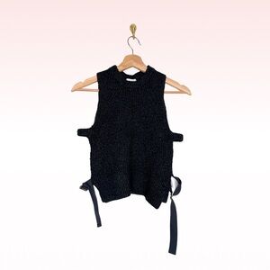 DKNY Wool Blend Gray Top (Sz S)